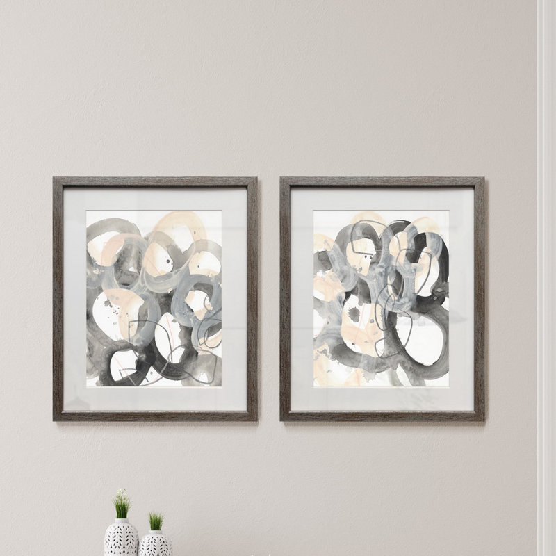 Tangled Circuit I-Framed 2 Piece Set - 2 Piece Picture Frame Print