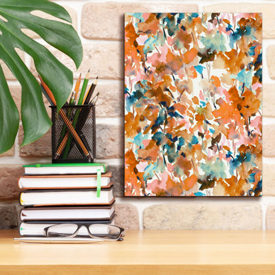 «Ivory Bronx» «local color orange» par Jacqueline Maldonado, art mural sur toile