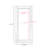 Rectangle Solid Wood Full Length Mirror