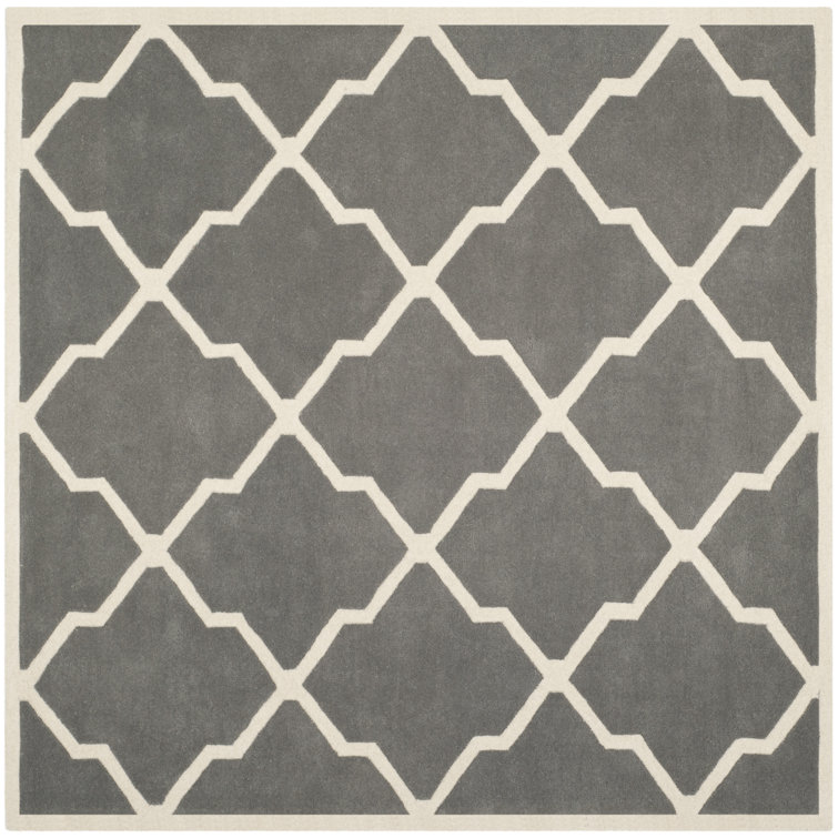 Carolene Hand Tufted Wool Geometric Rug