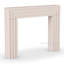 Encadrement de foyer en pierre coulée avec foyer Bullnose Gatsby-103711034-103711033