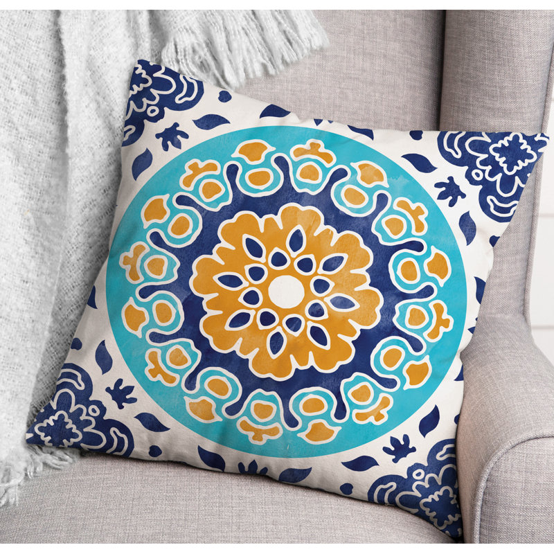  Housse et insert de coussin extérieur d'extérieur, Orange