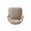 Fauteuil rembourré en tweed