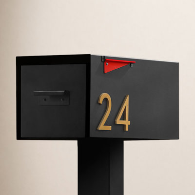 Post-Mounted Steel Mailbox