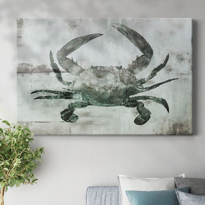 Toile tendue crabe neutre I-Gallery, H 18 po x l 27 po