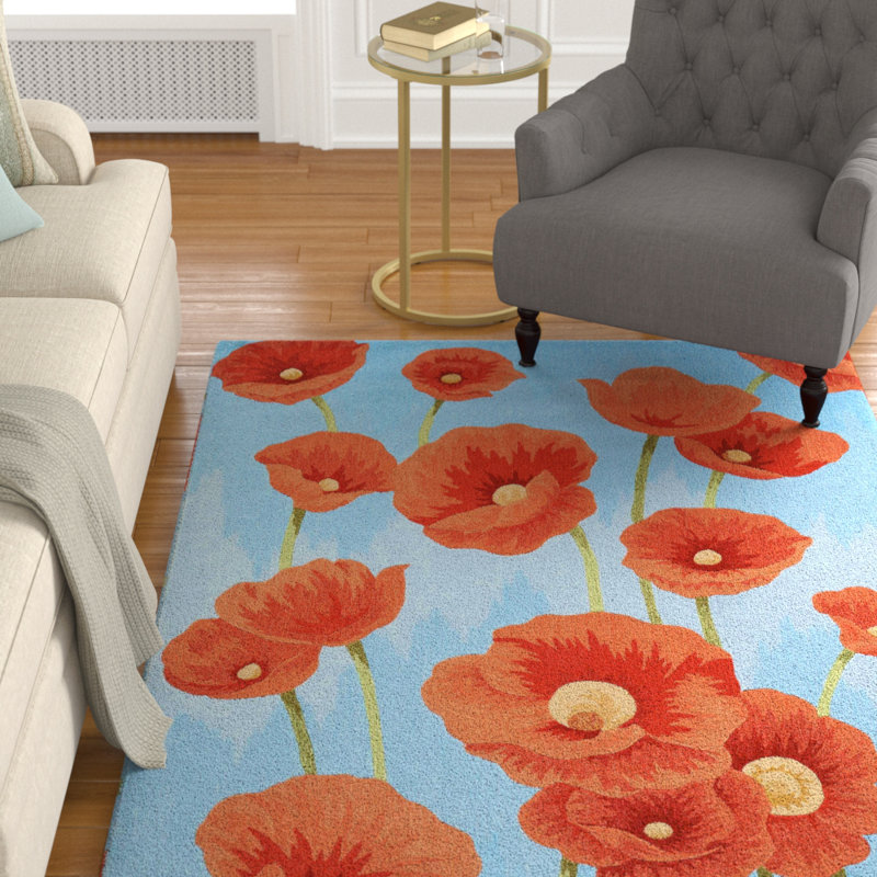 Beyazit Floral Indoor Rug, Rectangle 5' x 7'6"