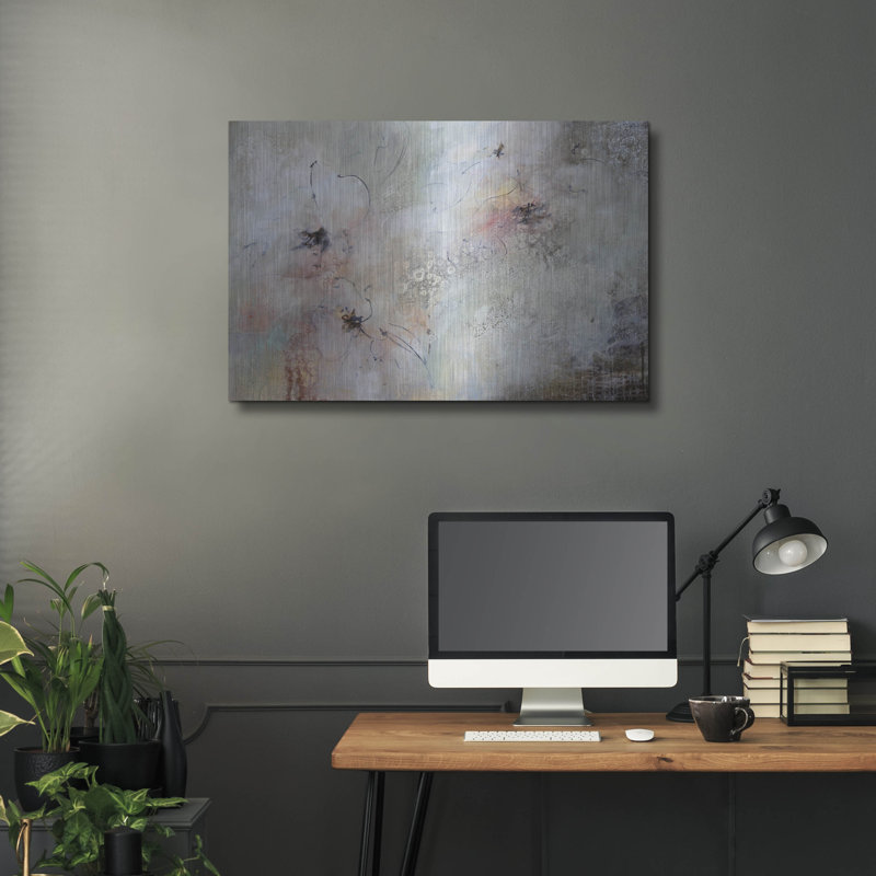 Brayden Studio «Through The Haze» par Karen Hale, art mural en métal, H 24 po x l 36 po