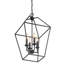Luminaire suspendu géométrique 4 lumières Addyson-199740618