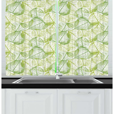 Floral Kitchen Curtain