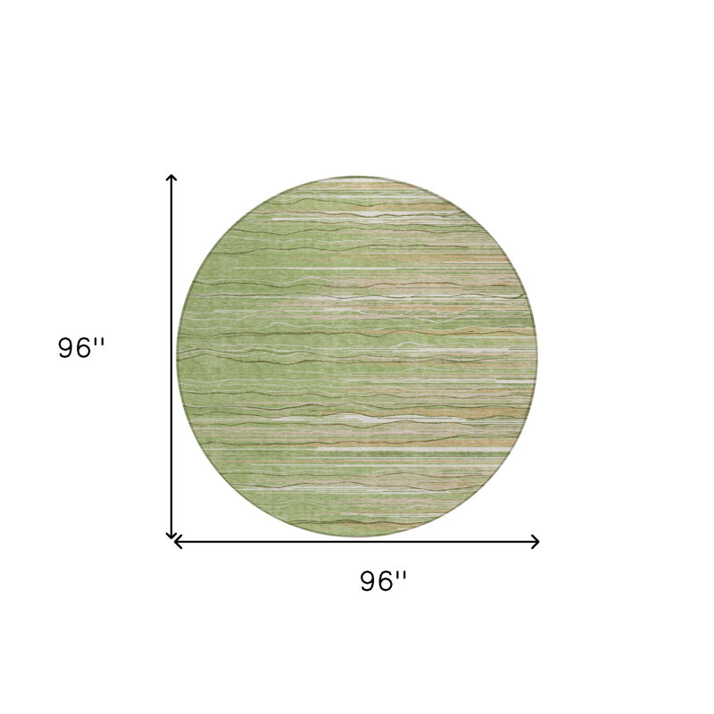 Tapis rond 8 po