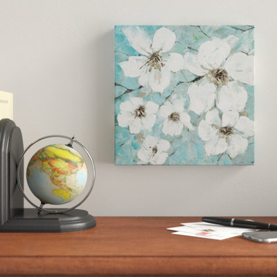 « wild dogwood », peinture sur toile tendue