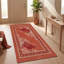 Tapis Mulberry2 moderne à l'aquarelle abstraite orange, rouge et crème, lavable en machine, antidérapant, à poils courts, pour l'intérieur et l'extérieur, adapté aux animaux domestiques, idéal pour le salon, la chambre, la salle à manger, l'entrée, le corridor ou le bureau.-1599122691