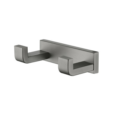 Heavy Duty Wall-Mounted Coat Rack with 2 Hooks