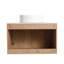 Ensemble de meuble-lavabo simple 29,53 po avec plateau en céramique Juveria