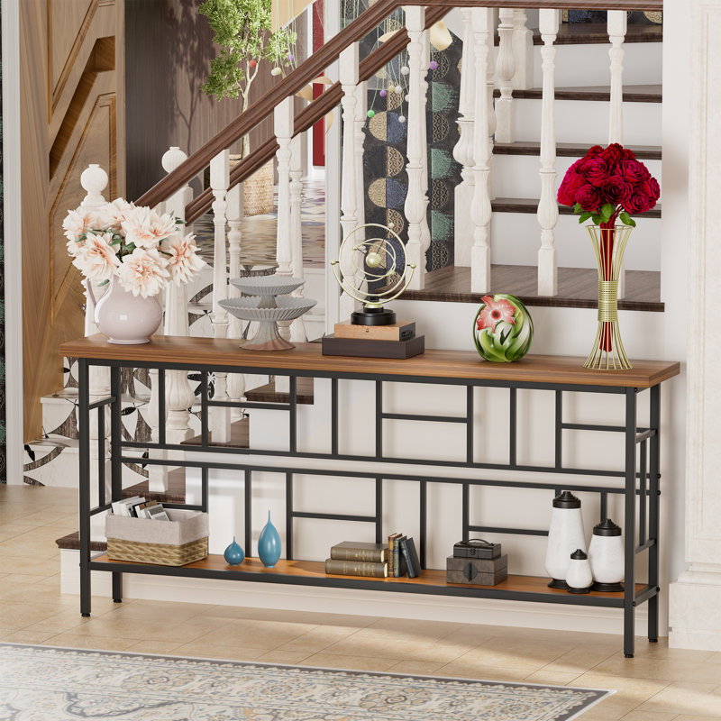 Console Console, l 11,8 po, Brun, H 31,3 po x l 70,9 po x P 11,8 po