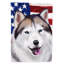 Double Sided 40'' H x 28'' W Polyester Independence Day House Flag-1879434136