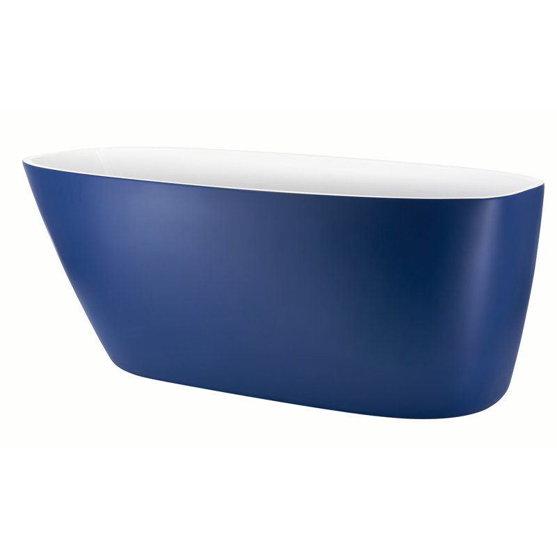 Baignoire de trempage autoportante L 59 po x l 29,25 po