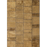 Rapture Patchwork Area Rug in Gold