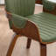 Fauteuil pivotant rembourré en similicuir Dundrod-123200635
