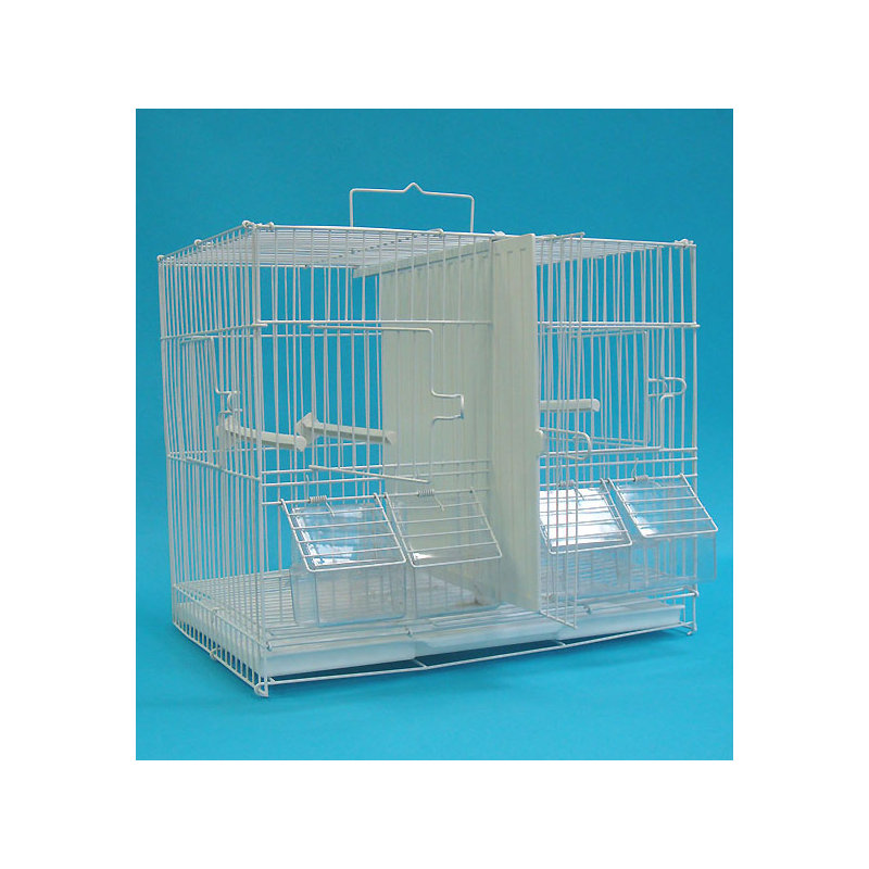 Cage à oiseau à finch moyenne canaries, H 12,75 po x l 15 po x P 10,5 po