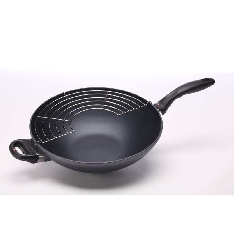 12.5" Non Stick Aluminum Wok with Lid