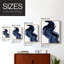 «Passing Waves I», reproduction encadrée de qualité supérieure - prête à être accrochée - aucun clou requis - aucun clou requis-1872801491-1872801501