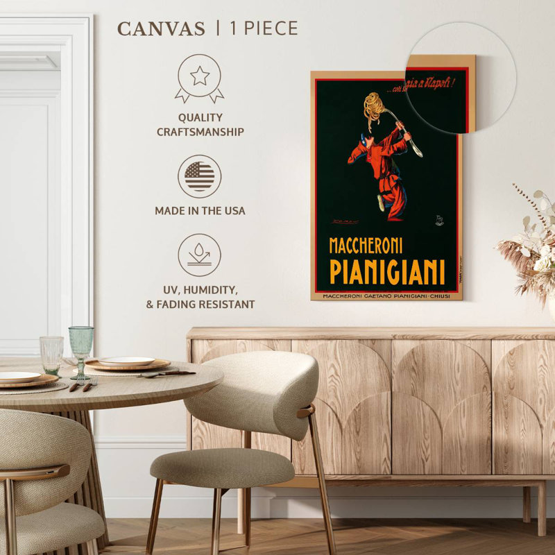 Maccheroni Pianigiani 1922, 30" H x 20" W