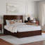 Lit plateforme en bois massif avec pied de lit et tiroirs sous le lit Lamarkus-1440909747-1446559258