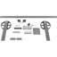 Ensemble de quincaillerie pour porte de grange standard Premium-618761826-618762141