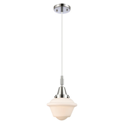 Downtown Urban - Caden Grourke - 1 Light 7" Cord Hung Mini Pendant - Satin Gold Finish - Clear Shade