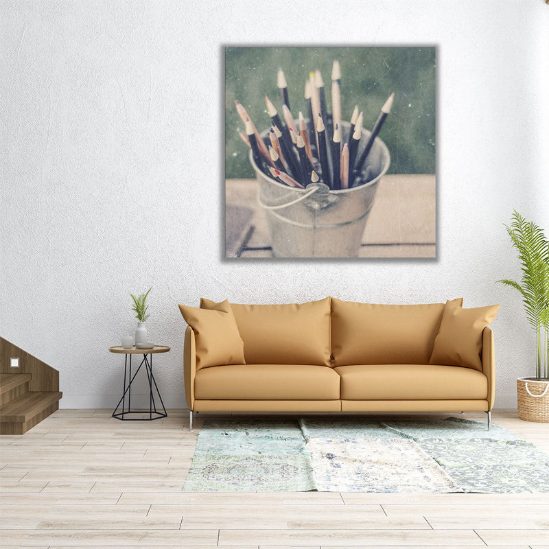 «Vintage School V», reproduction d'art sur toile, H 24 po x l 24 po