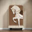 Armoire arquée avec tablettes et portes