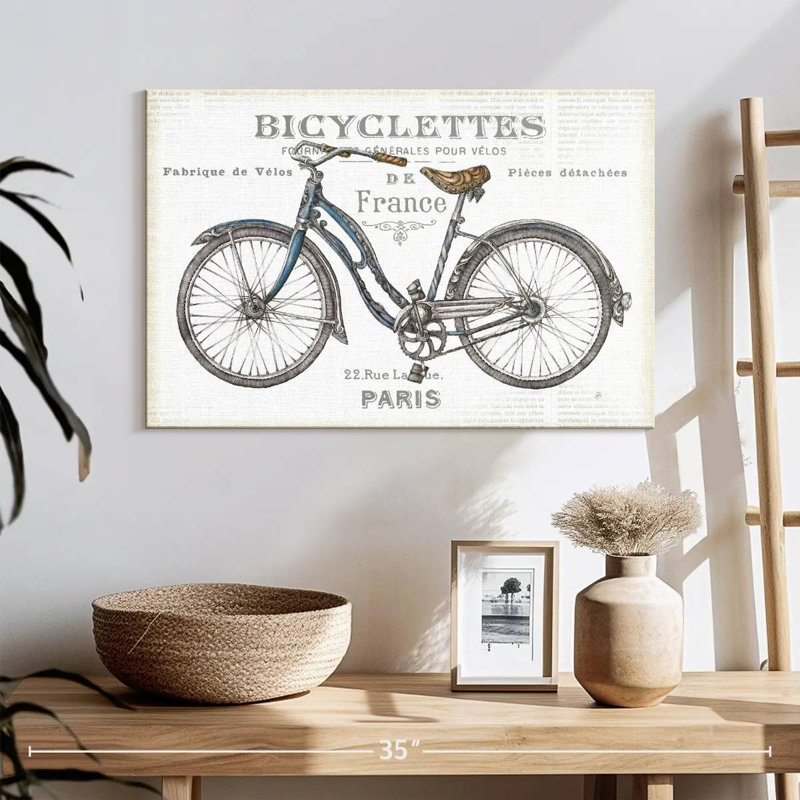 Bicycles II, 16" H x 24" W