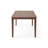  Dining Table with Square Leg, Elegant Dining Table for Dining Room and Kitchen, Walnut