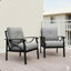 Ensemble de 2 fauteuils en métal toutes saisons-372314816-372314819