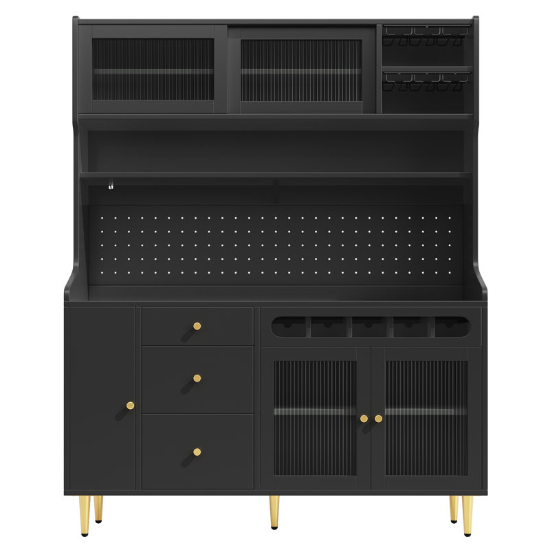 Standard Pantry / Tall Cabinet, Black