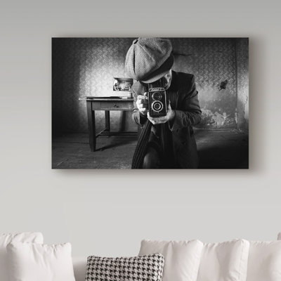 Reproduction de photo sur toile tendue «The Shot caméra» Hraztan