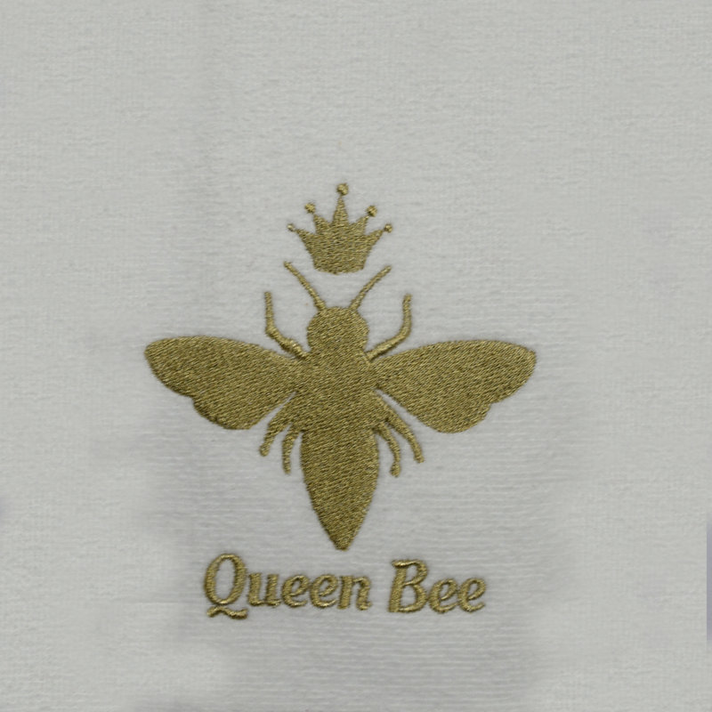 Super Absorbent 3 pack Cotton Tea Towels - Queen Bee
