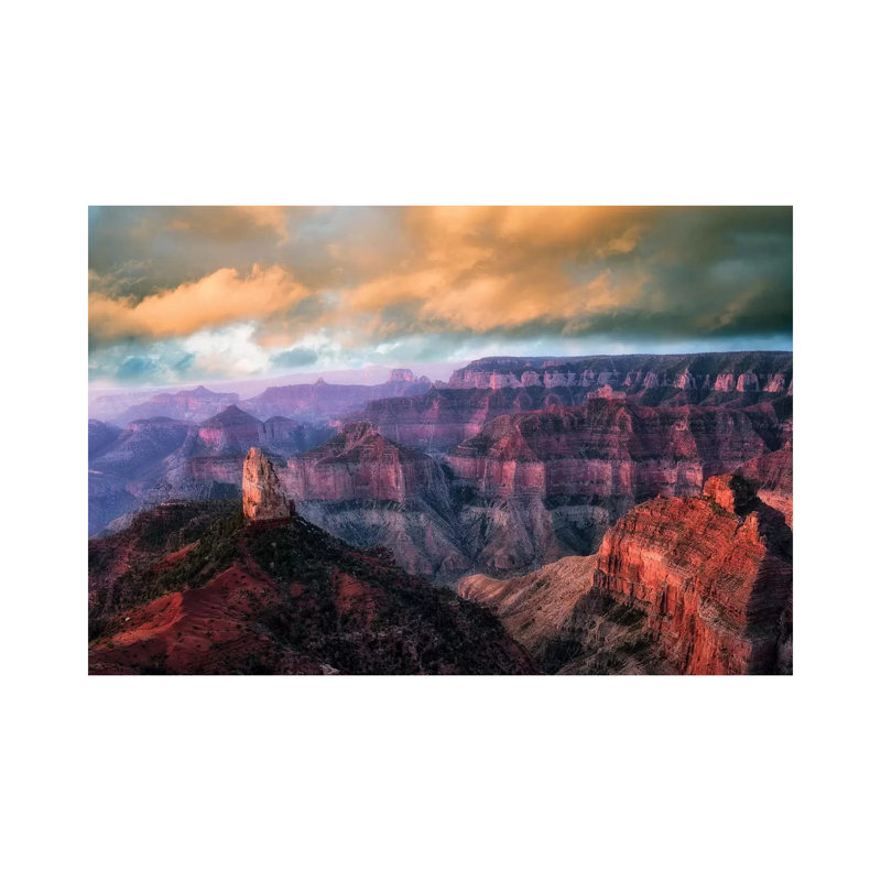 Grand Canyon Sunset IV by Dennis Frates - Wrapped Canvas Print, 66.04 cm H x 45.72 cm W x 3.175 cm D