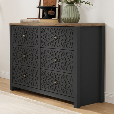 Commode 6 tiroirs L 45,4 po Lukasik