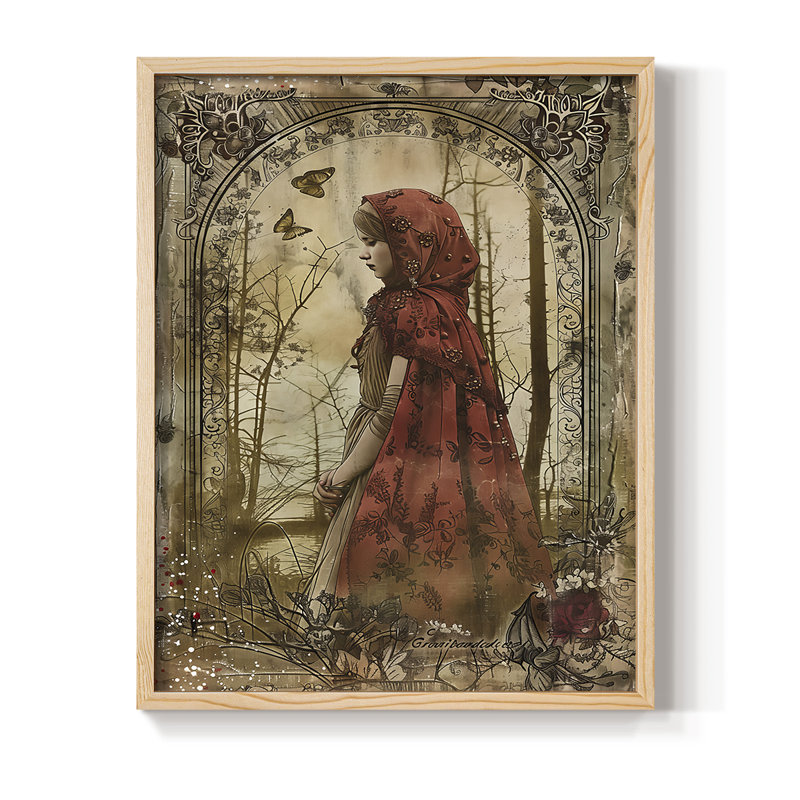 Reproduction encadrée WOMEN Series CECXCI - bois massif