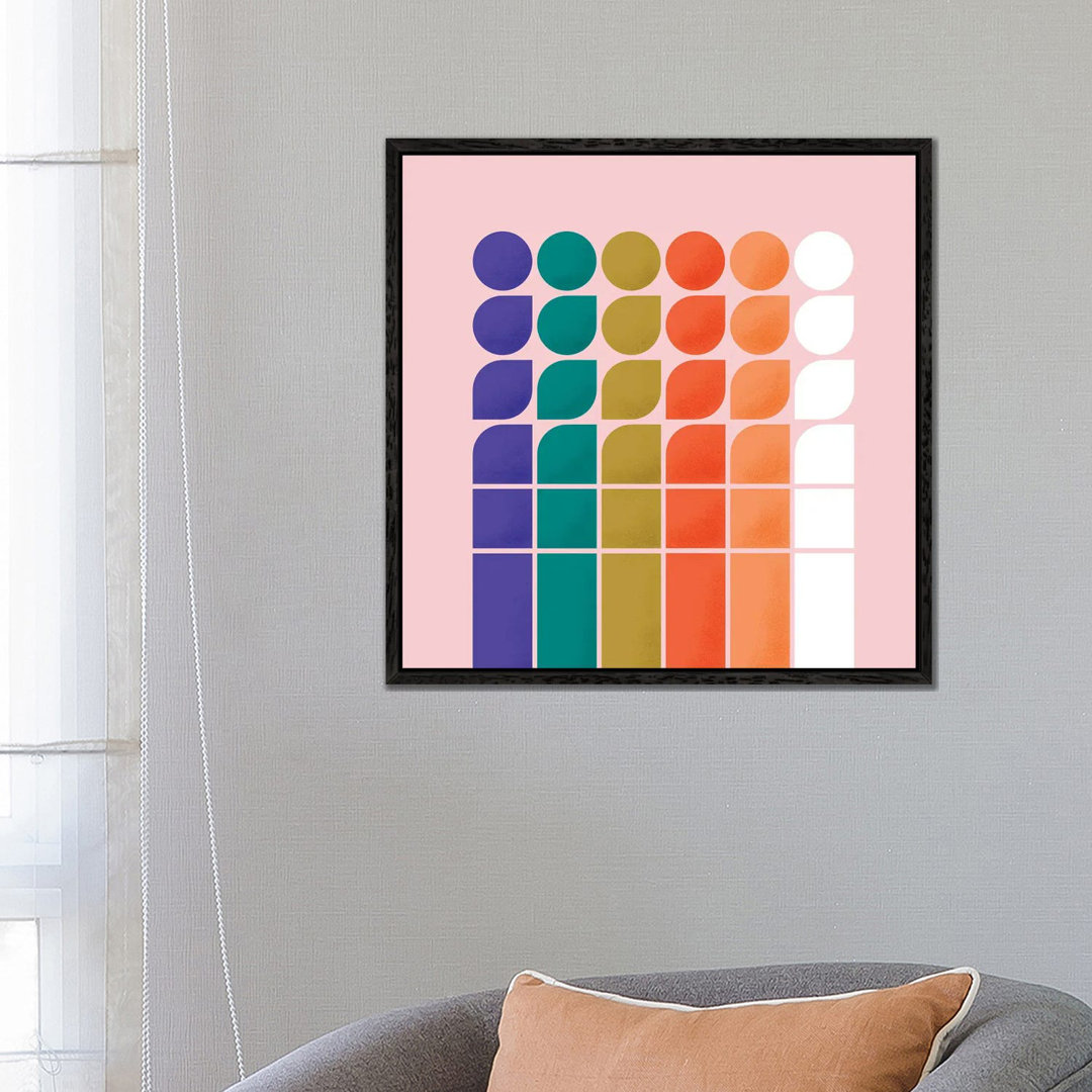 Colorful Changing Shapes von Show Me Mars - Gallery-Wrapped Canvas Giclée on Canvas