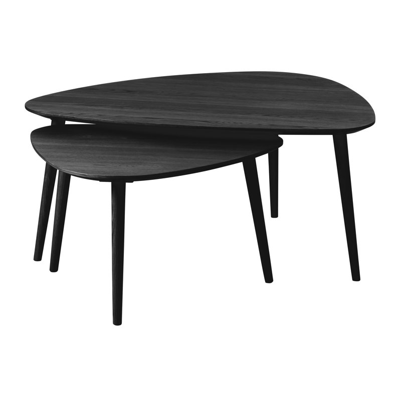 Farnhamville Three Leg Coffee Table, Black