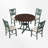 Checkers 4 - Person Dining Set,Round Table Top,dining table set,dining room set-1016578794-1016578791