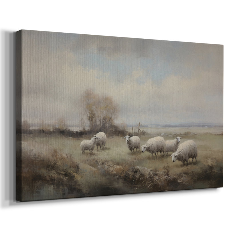 Paysages rétro-CXCIX -Galerie enveloppée Cavas, 8 x 12