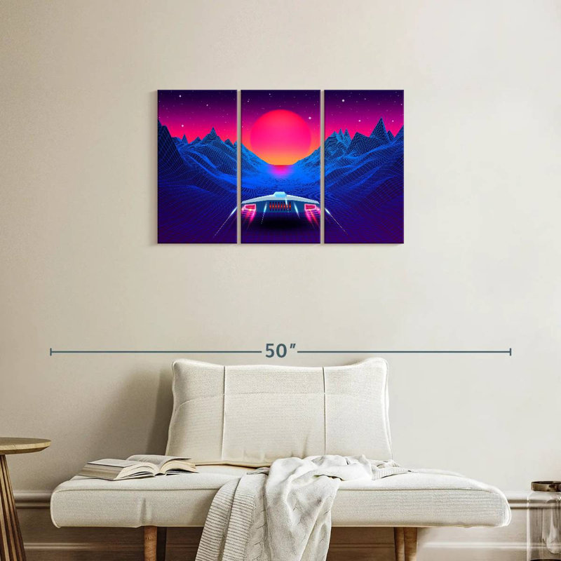Kelan Synthwave Adventure, 20" H x 33" W