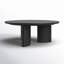 Barnard Round Wood Coffee Table-778362343