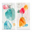 «Trendy Abstracts with Colorful Shapes IV», ensemble de 2 peintures-2050146640-2050146641