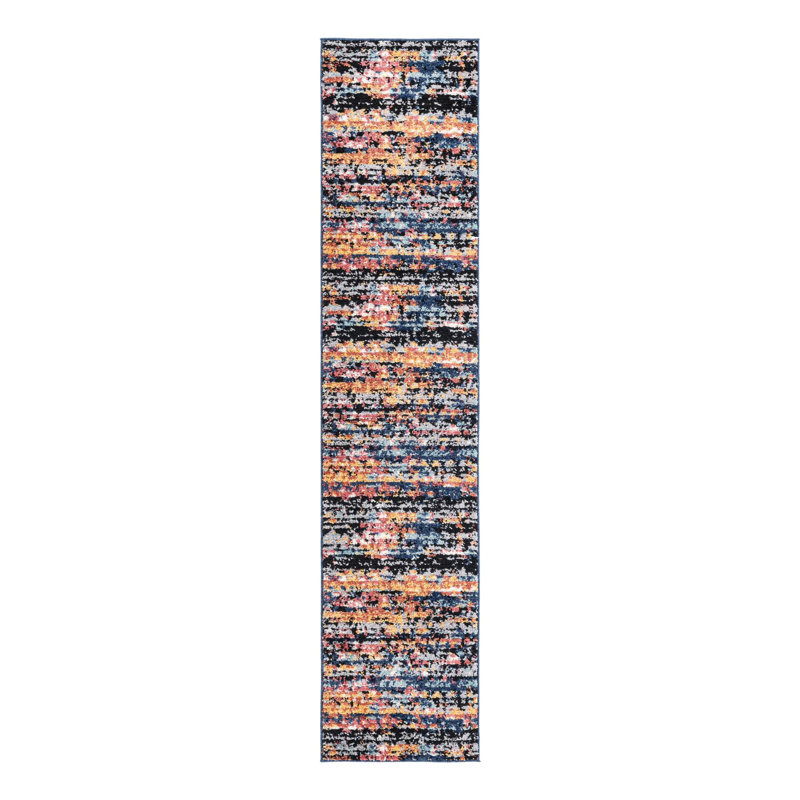 Alia Performance Multi colored Rug, Runner 2' x 10'