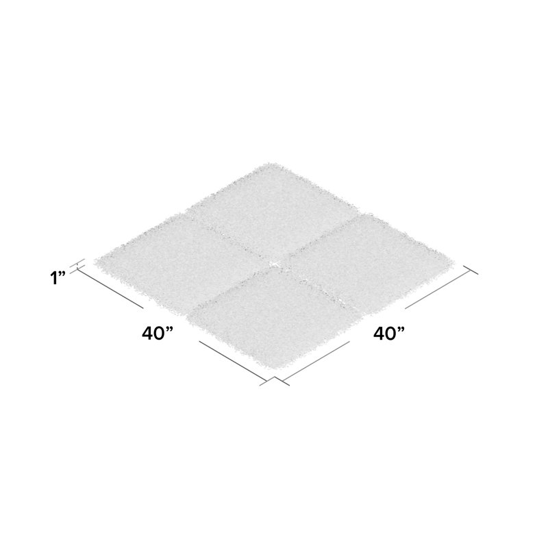 Scroggins 3.5 ft. H x 3.5 ft. W Scroggins Polyethylene Privacy Screen